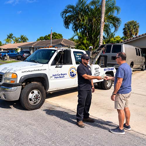 We pay the most for your junk car in Palm Beach County